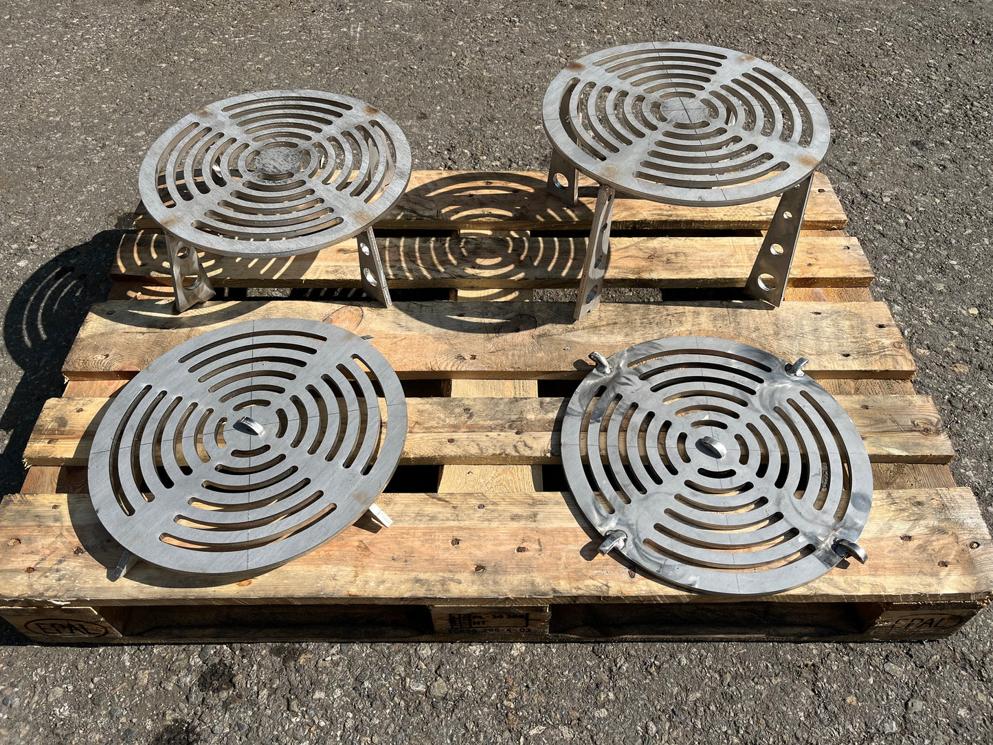 Barbecue Torcia in Corten - con piano cottura in acciaio