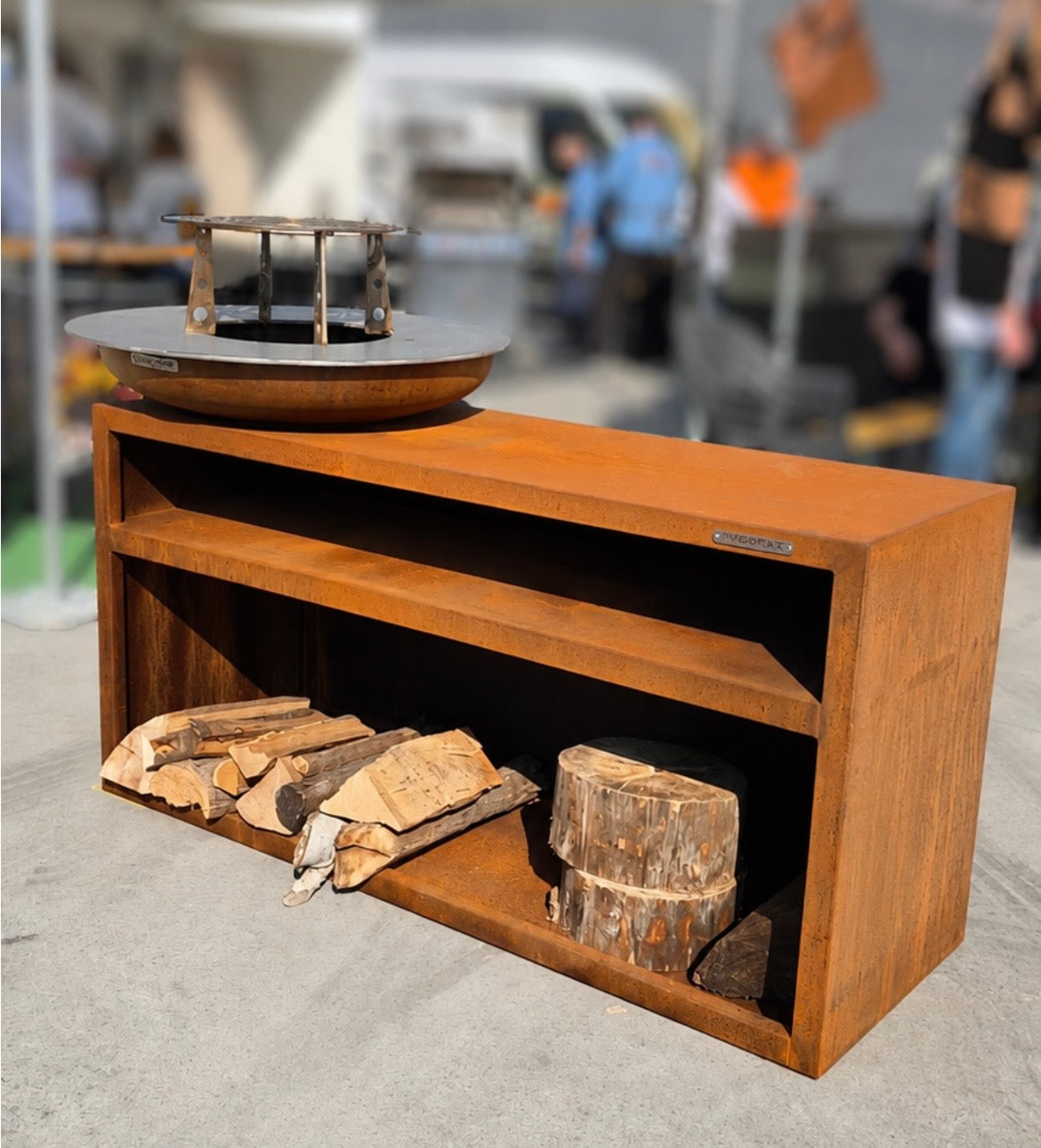 Barbecue Prisma - con piano cottura INOX