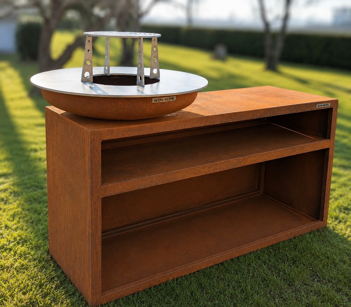 Barbecue Prisma - con piano cottura INOX