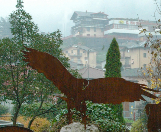 Aquila in corten