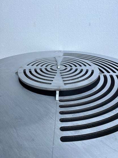 Barbecue Torcia in Corten - con piano cottura in acciaio