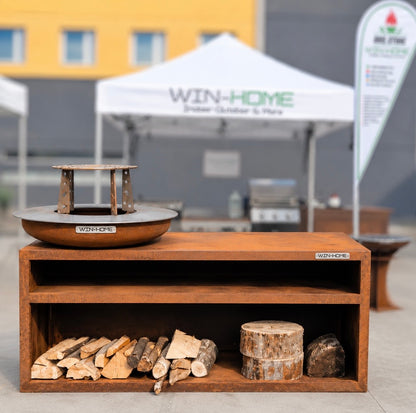 Barbecue Prisma - con piano cottura INOX